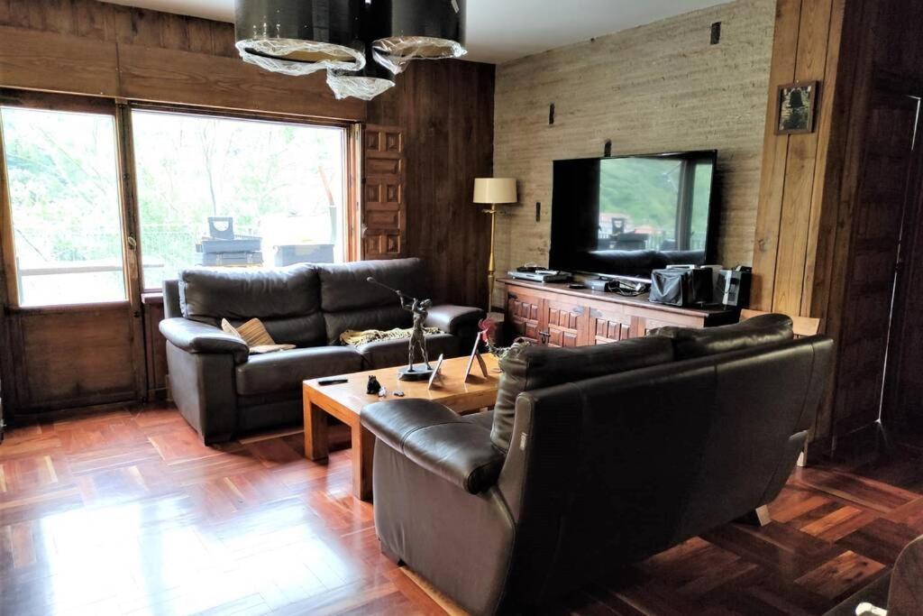 El Chalet De La Poza - Rio, Barbacoa, Wifi, Zona De Trabajo, Vistas. Lebena Exteriör bild